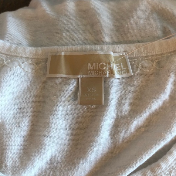 4[Michael Kors]New! Linen sleeveless embroidered - Picture 7 of 8